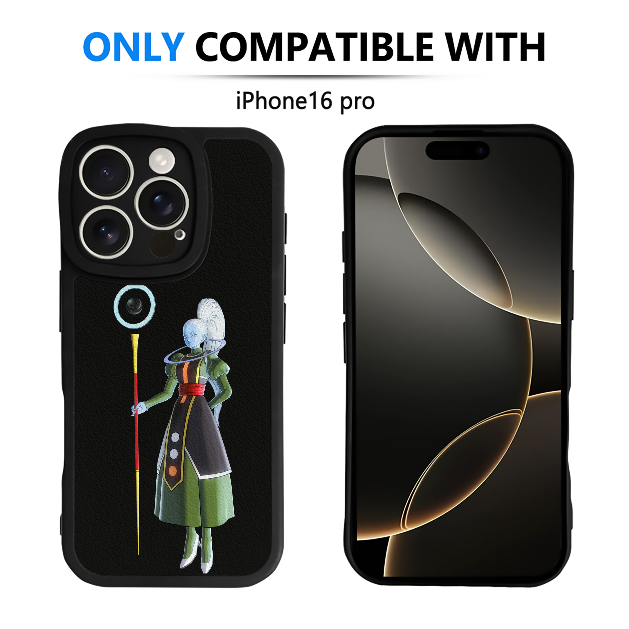 （画像用） ドラゴンボール DRAGON BALL 【iPhone 16シリーズ対応】シリコンスマホケース（レザー調） 材質：シリコン